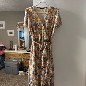 High to Low Floral Dress